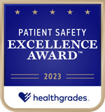 Healthgrades Patient Safe Excellence Award 2023