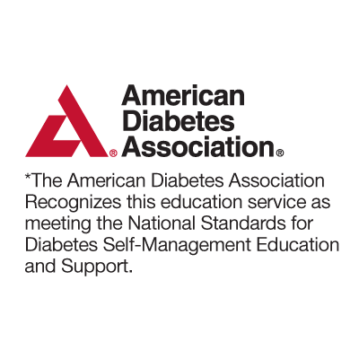 The American Diabetes Association recognizes this education service as meeting the national standards for Diabetes Self-Management Education and Support